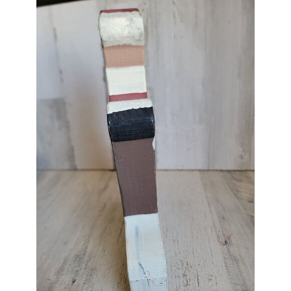 Wooden Santa Claus walking stick vintage home decor toy teddy bear - Picture 8 of 9